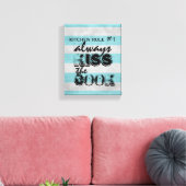 キッチンウォールアート展張引用文 キャンバスプリント (インサイチュ (リビング))