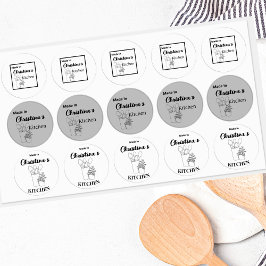 キッチンウッドスプーン製 ラベル