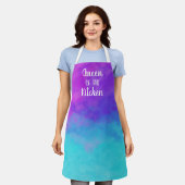キッチンエプロンの女王 エプロン (着用した状態)