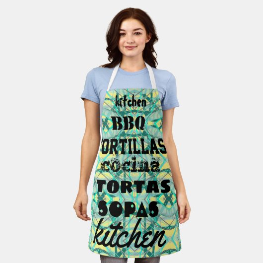 キッチンエプロン エプロン (着用した状態)