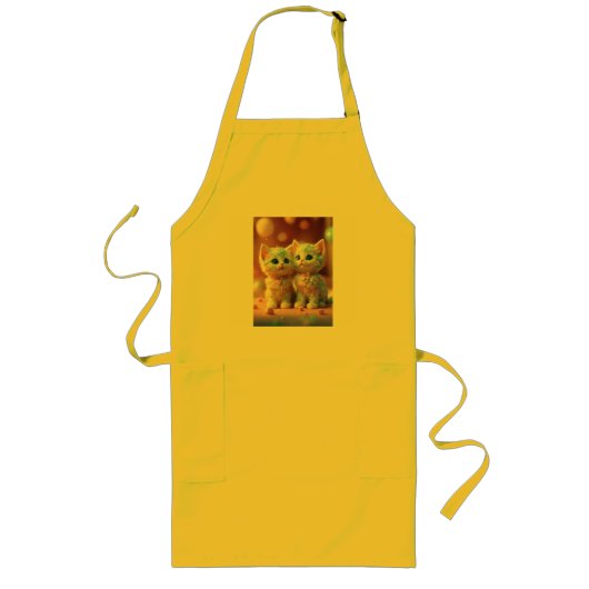 キッチンエプロン ロングエプロン (正面)