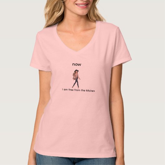 キッチンエプロンPODデザイン Tシャツ (正面)
