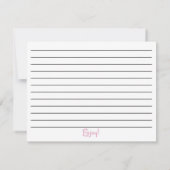 キッチンオーブンミッツベーキング料理レシピカード (裏面)