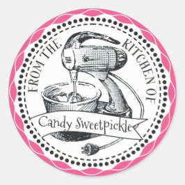 キッチンカスタムから来るカラーレトロスタンドミキサー ラウンドシール