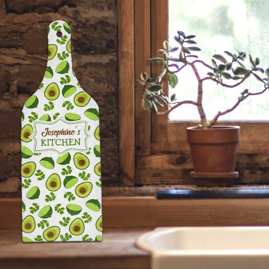 キッチンカスタムガラスのアボカド カッティングボード