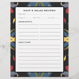 キッチンカラフルタイル |スープ&サラダレシピページ