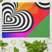 キッチンカラフルタオル キッチンタオル (折り畳み)