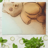 キッチンカラフルタオル – Teddy キッチンタオル (折り畳み)