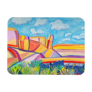 キッチンカラフルメサ横絵画景 マグネット