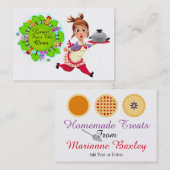 キッチンカードからシェフ・ケータラー・ママ コーリングカード (正面/裏面)