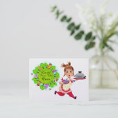 キッチンカードからシェフ・ケータラー・ママ コーリングカード (スタンド正面)