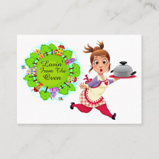 キッチンカードからシェフ・ケータラー・ママ コーリングカード (正面)