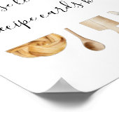 キッチンカード離れをここに保管する ポスター (角)