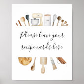 キッチンカード離れをここに保管する ポスター (正面)