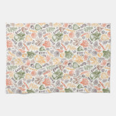 キッチンガーデン野菜パターン キッチンタオル (横)