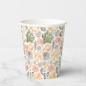 キッチンガーデン野菜パターン 紙コップ (右)