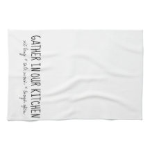 キッチンキッチンタオルに集まる