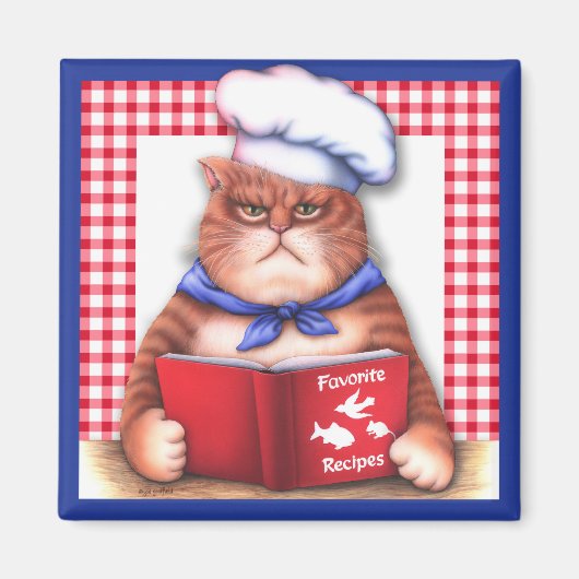 キッチンキャットマグネット マグネット (正面)