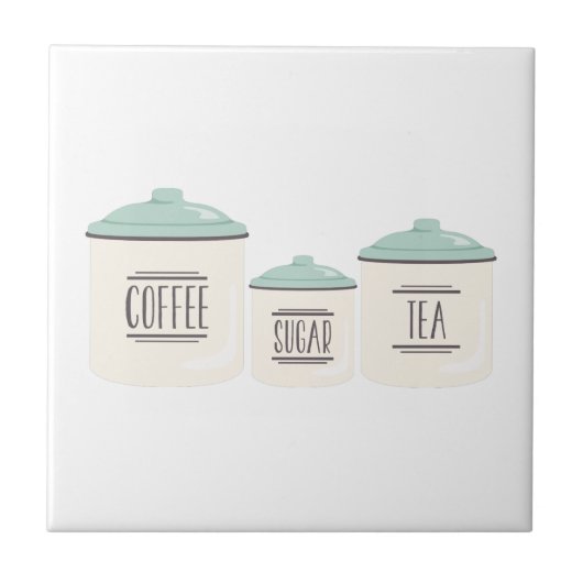 キッチンキャニスター タイル (正面)