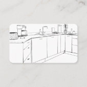 キッチンキャビネットの改造 名刺 (正面)