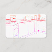 キッチンキャビネットの改造 名刺 (正面)