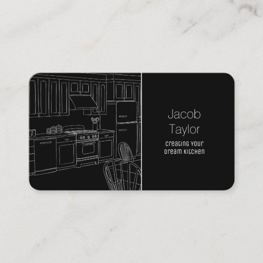 キッチンキャビネット 名刺 (正面)