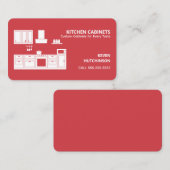 📐キッチンキャビネット 名刺 (正面/裏面)