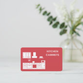 キッチンキャビネット 名刺 (スタンド正面)