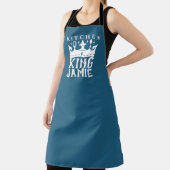 キッチンキング引用文名前をカスタムする エプロン (インサイチュ)