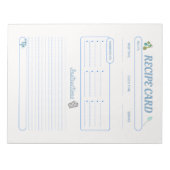 キッチンキープサークザキュ料理レシピ創造 ノートパッド (正面)