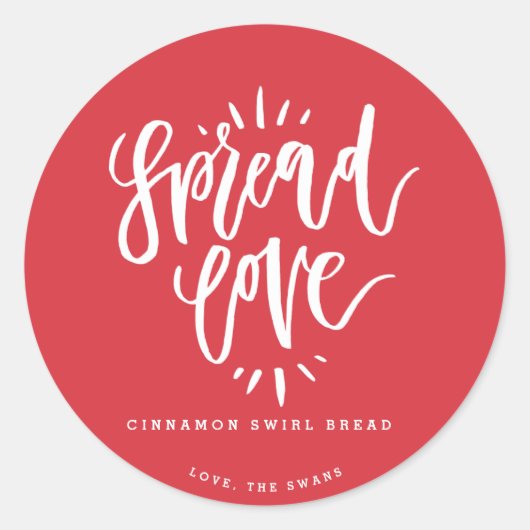 キッチンギフトフードラベルシールから手作り ラウンドシール (正面)