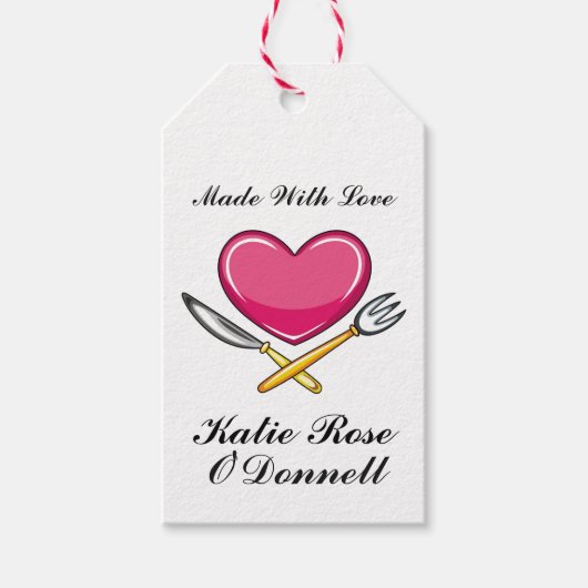 キッチンギフトラベル- SRF ギフトタグ (正面)