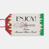 キッチンギフト独占的ラベルから新しい#2 ギフトタグ (裏面横)