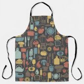 キッチンクックウェアIIオールオーバープリントエプロン エプロン (正面)