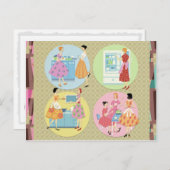 キッチンクラブ葉書(またはレシピカード) ポストカード (正面/裏面)