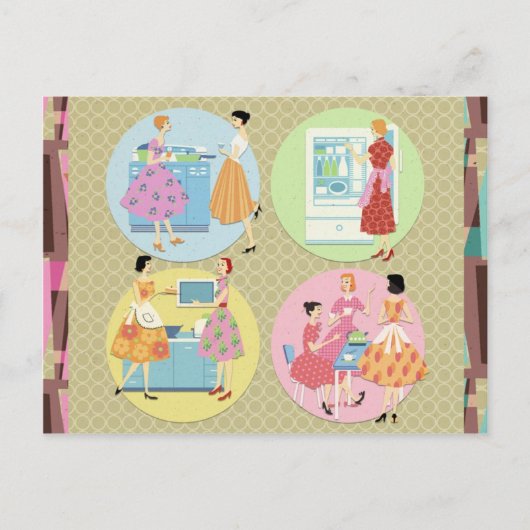 キッチンクラブ葉書(またはレシピカード) ポストカード (正面)