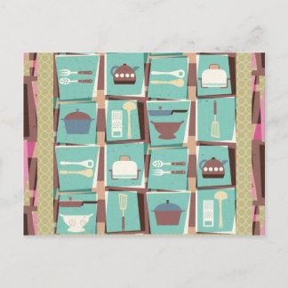 キッチンクラブ葉書(またはレシピカード) ポストカード