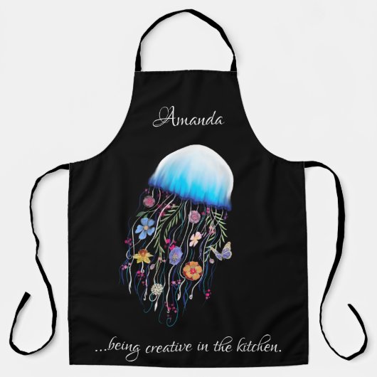 キッチンクリエイティブのフローラ エプロン (正面)