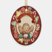 キッチンクリスマスクッキーから – SRF セラミックオーナメント (右)