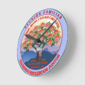 キッチンクロック ラウンド壁時計 (傾斜)