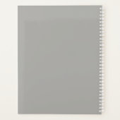 キッチングラス茶ポットベージュカラー プランナー手帳 (裏面)