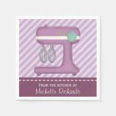 キッチンケーキミキサー自家製ベーキングカスタム スタンダードカクテルナプキン (正面)