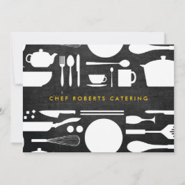 キッチンコラージオンブラックウッド ノートカード