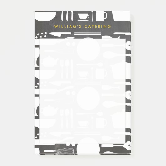 キッチンコラージュの背景 ポストイット (正面)