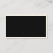 キッチンコントラクターキャビネットのホワイトブラックカード 名刺 (裏面)