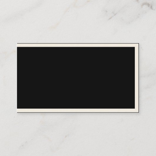 キッチンコントラクターキャビネットのホワイトブラックカード 名刺 (裏面)