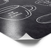 キッチンコンバージョンチョークボードのサイン測定 フォトプリント            (角)