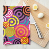 キッチンサイケデリックタオル キッチンタオル (四つ折り)