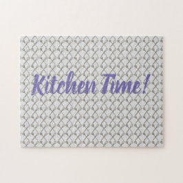 キッチンシェフのための泡立て器と調理スプーンの柄 ジグソーパズル