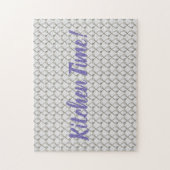 キッチンシェフのための泡立て器と調理スプーンの柄 ジグソーパズル (縦)